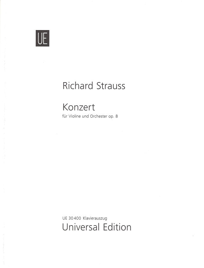 Strauss,R., Concerto in d, op. 8 (Universal)