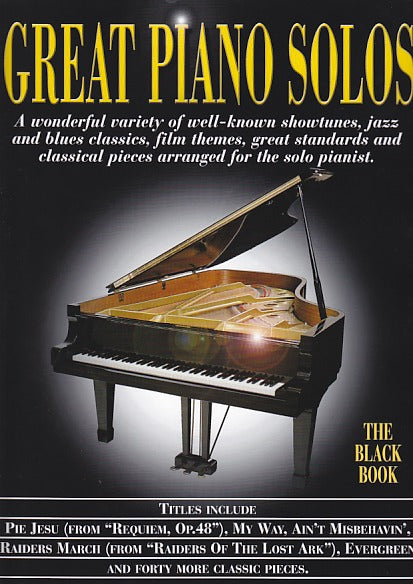 Great Piano Solos, The Black Book (Wise Publications)