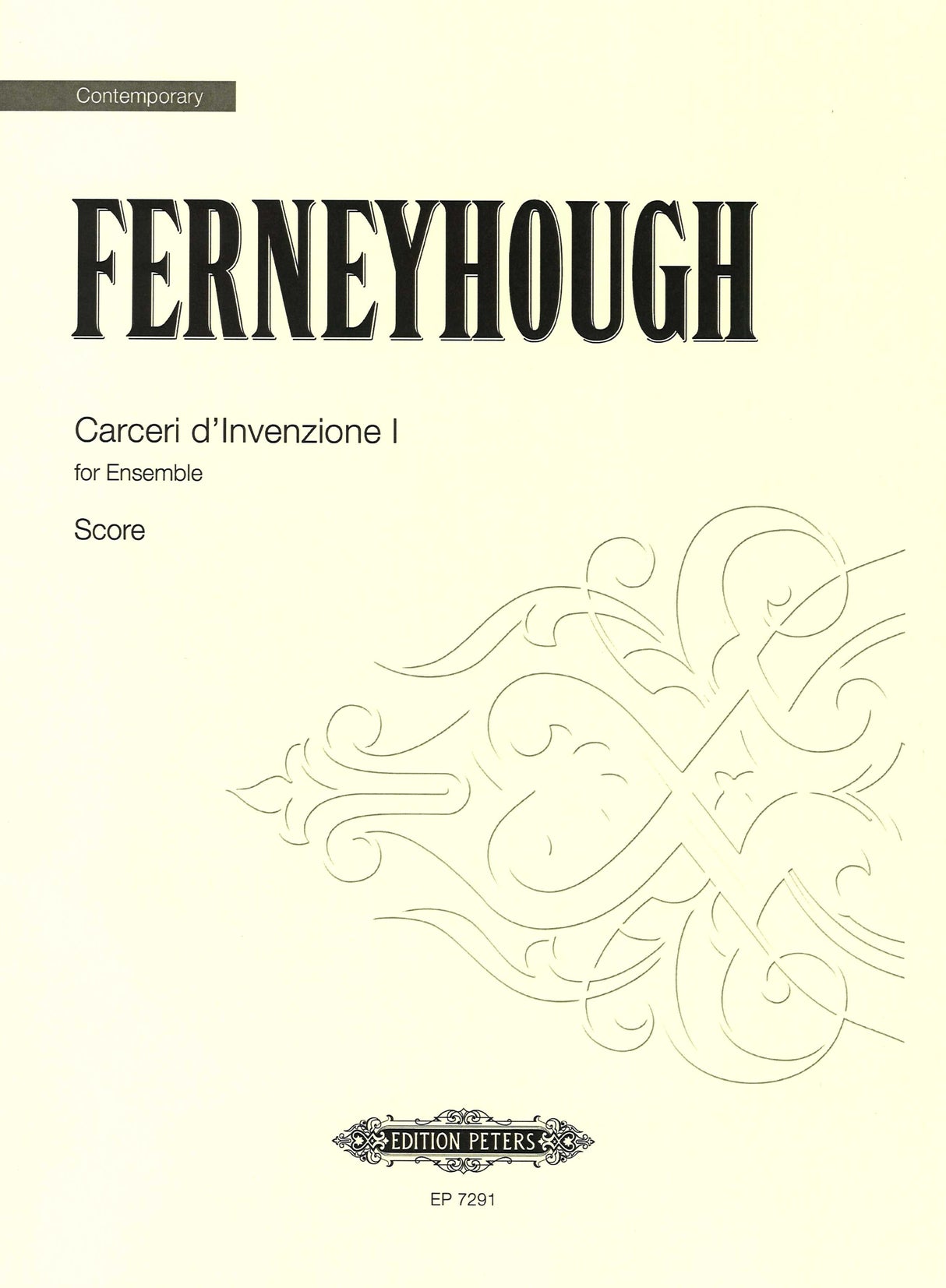 Ferneyhough, Carceri d'Invenzione 1 (Peters)