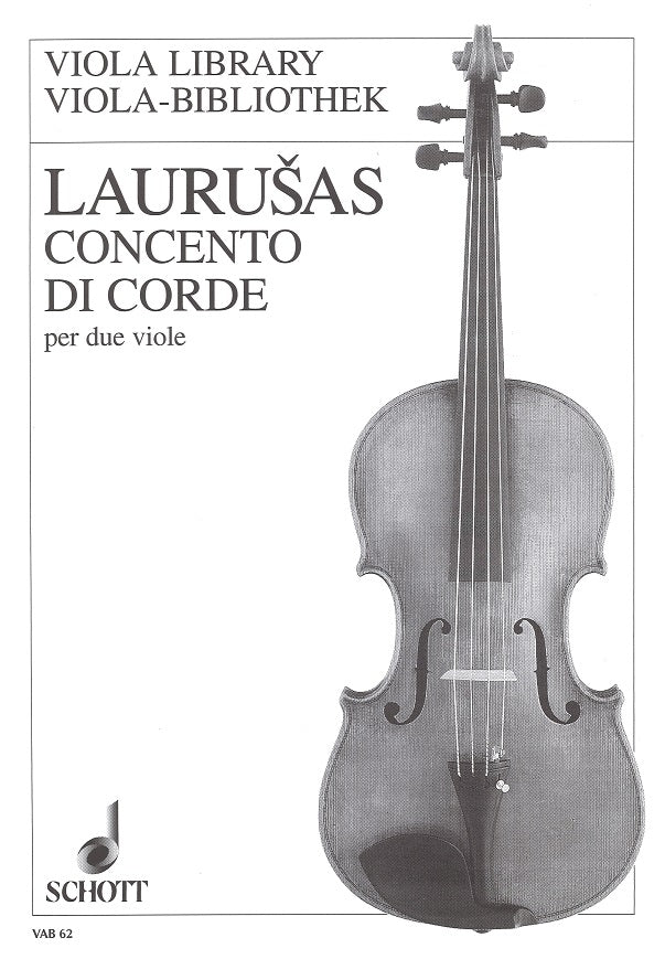Laurusas, Concerto di corde (2Va) (Schott)