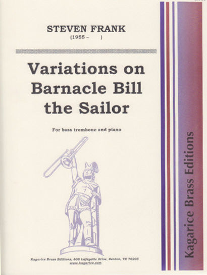 Frank, Variations on Barnacle Bill (Kagarice Brass Editions)