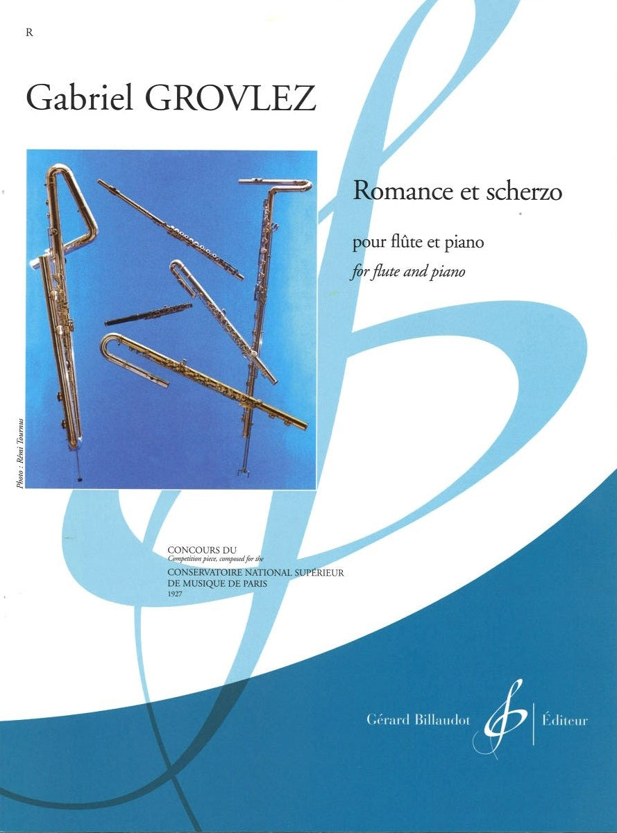 Grovlez, Romance et Scherzo (Fl,Pf) (Billaudot)