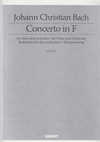 Bach,J.C., Concerto in F (Maunder) (Schott)