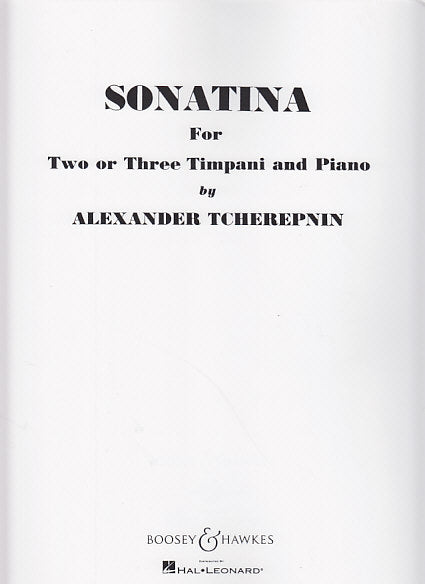 Tcherepnin, Sonatina (Timp,Pf) (Boosey)
