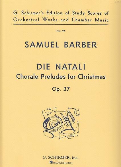 Barber, Natali op. 37 (Orch) (G.Schirmer)