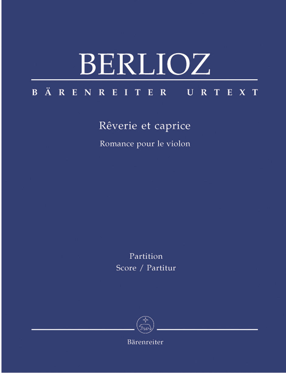 Berlioz, Reverie et Caprice Full Score (Barenreiter)