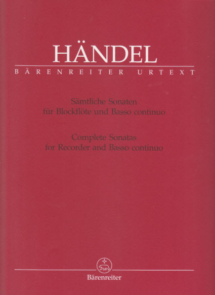 Handel, Sonatas, Complete (Barenreiter)