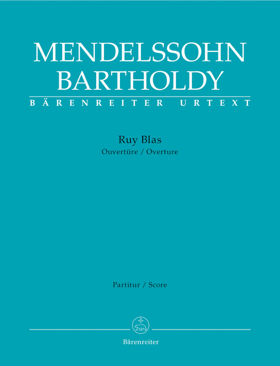Mendelssohn, Ruy Blas Ov. (Full Score) (Barenreiter)