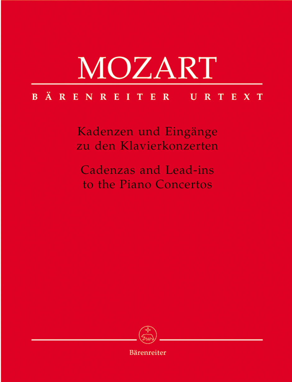 Mozart, Kadenzen und Eingange (Barenreiter)
