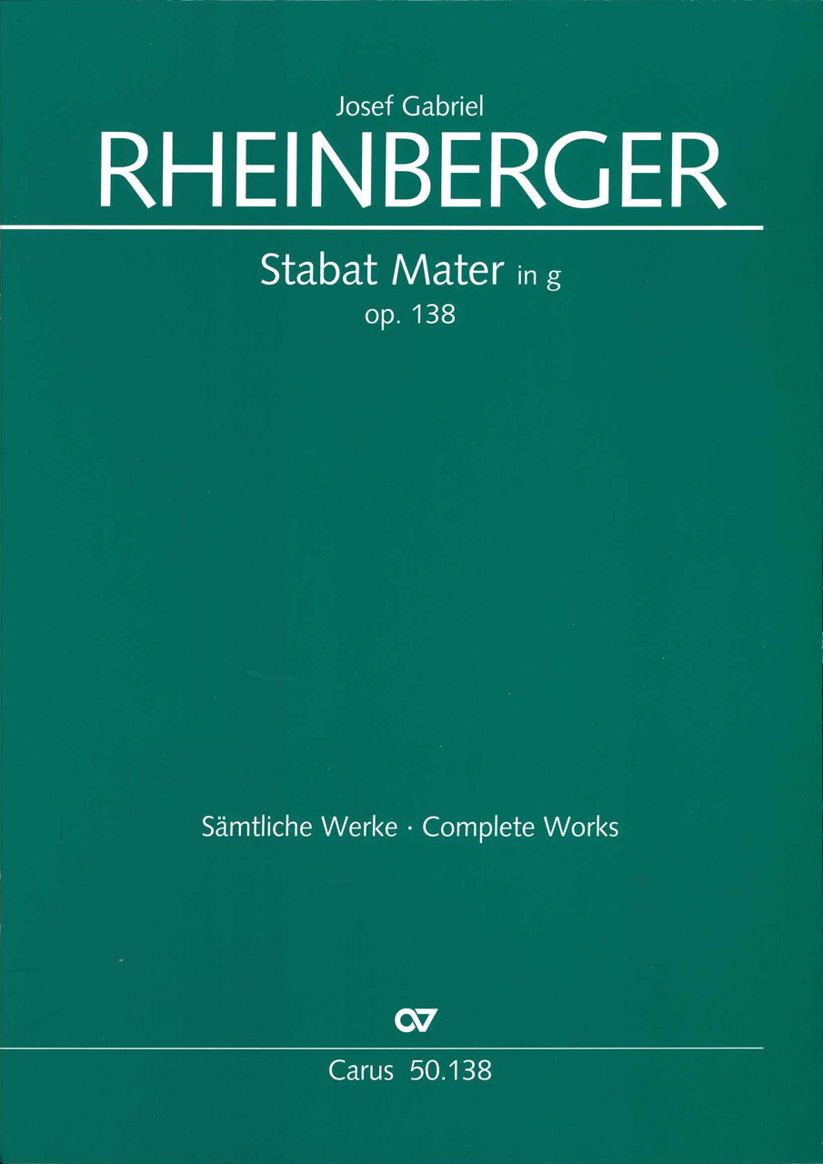 Rheinberger, Stabat Mater op. 138 (Carus)