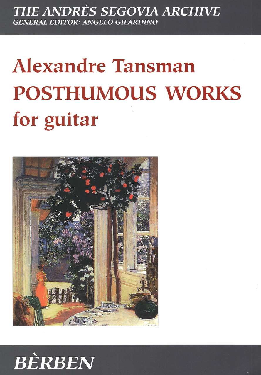 Tansman, Posthumous Works for Guitar (Berben)
