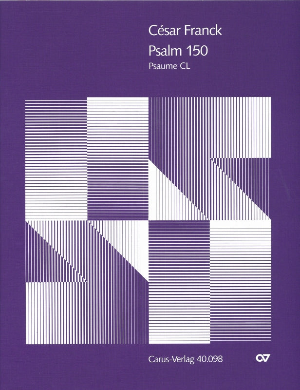 Franck, Psalm 150 (orig.) Full Score (Carus)