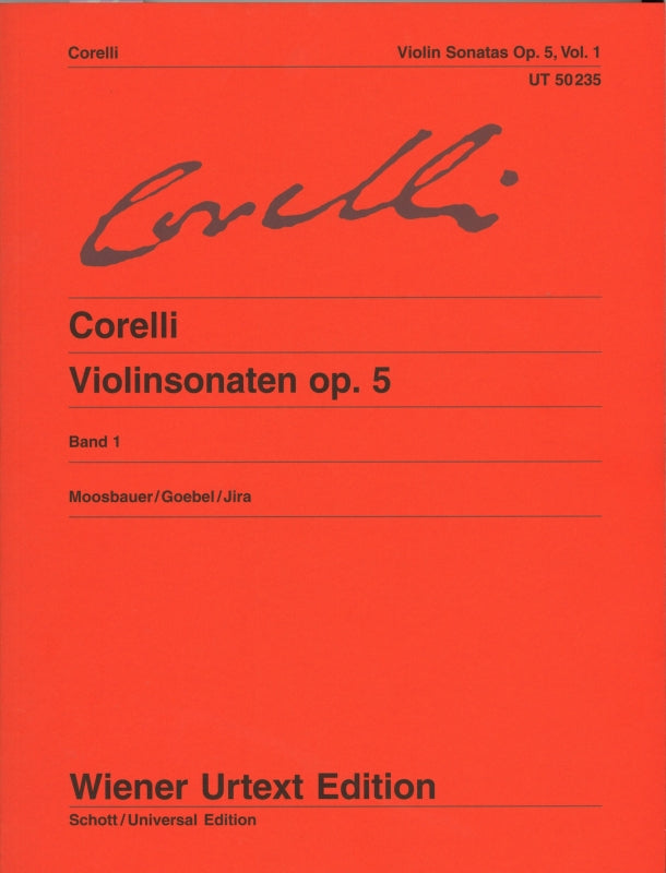 Corelli, Sonaten op. 5/1-6 (Vn,Bc) (Wiener Urtext Edition)