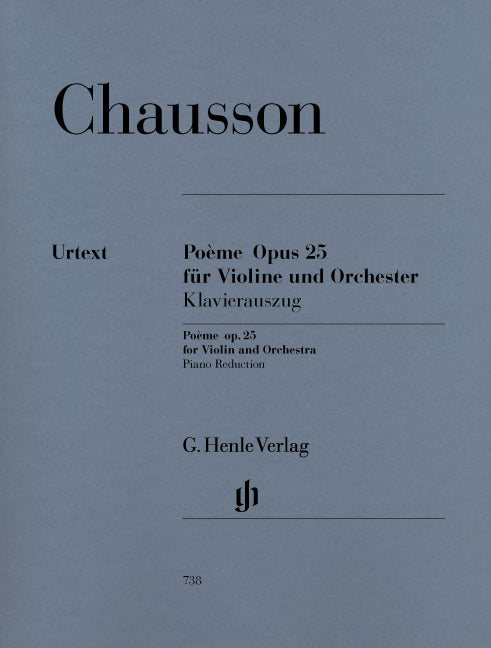 Chausson, Poeme op. 25 (Jost/Guntner) (Henle)