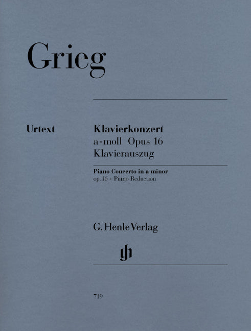 Grieg, Concerto in a, op. 16 (2-Pf Red.) (Henle)