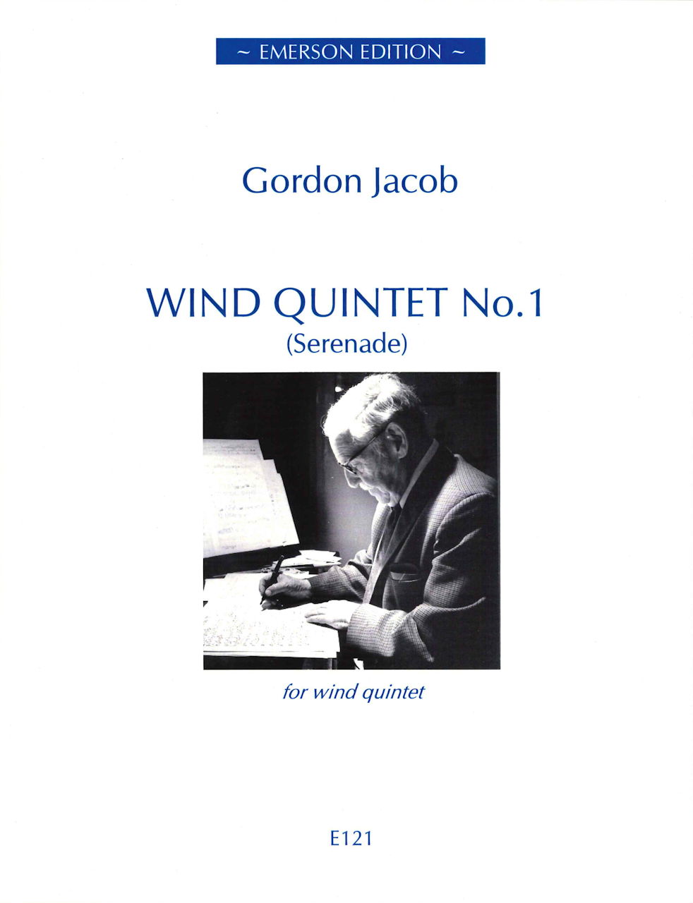 Jacob, Quintet No. 1 (Fl,Ob,Cl,Hn,Bn) (Emerson Edition)