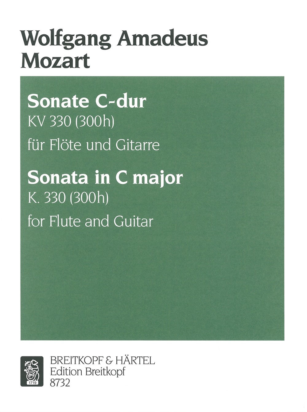 Mozart, Sonate KV 330 in C (Fl,Guit) (Breitkopf)