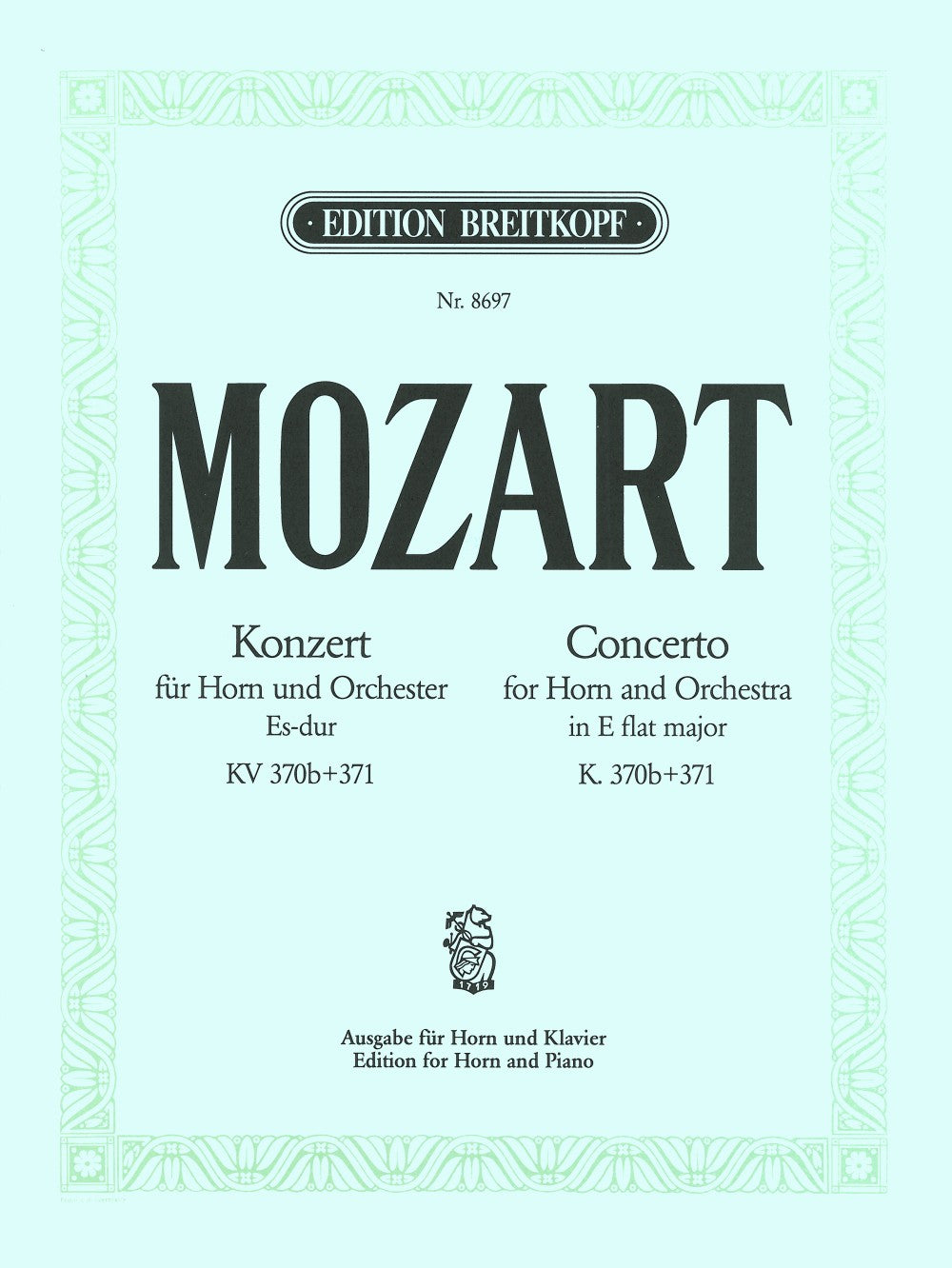 Mozart, Concerto KV 370b+371 in Eb (Breitkopf)