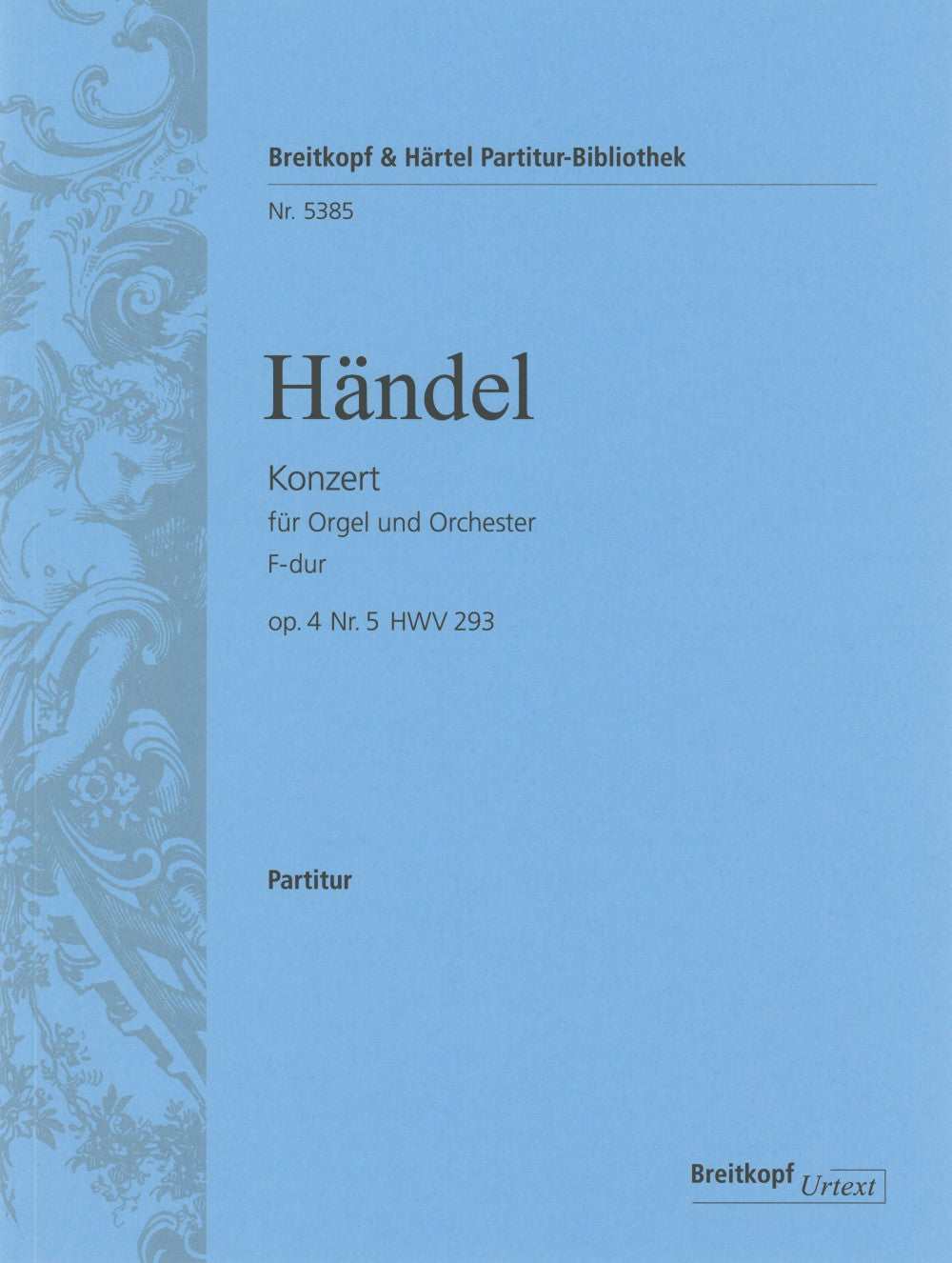 Handel, Concerto op. 4/5 (Partitur) (Breitkopf)