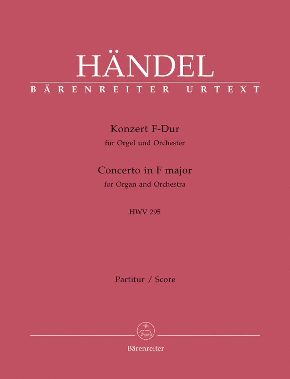 Handel, Concerto HWV 295 (Partitur) (Barenreiter)