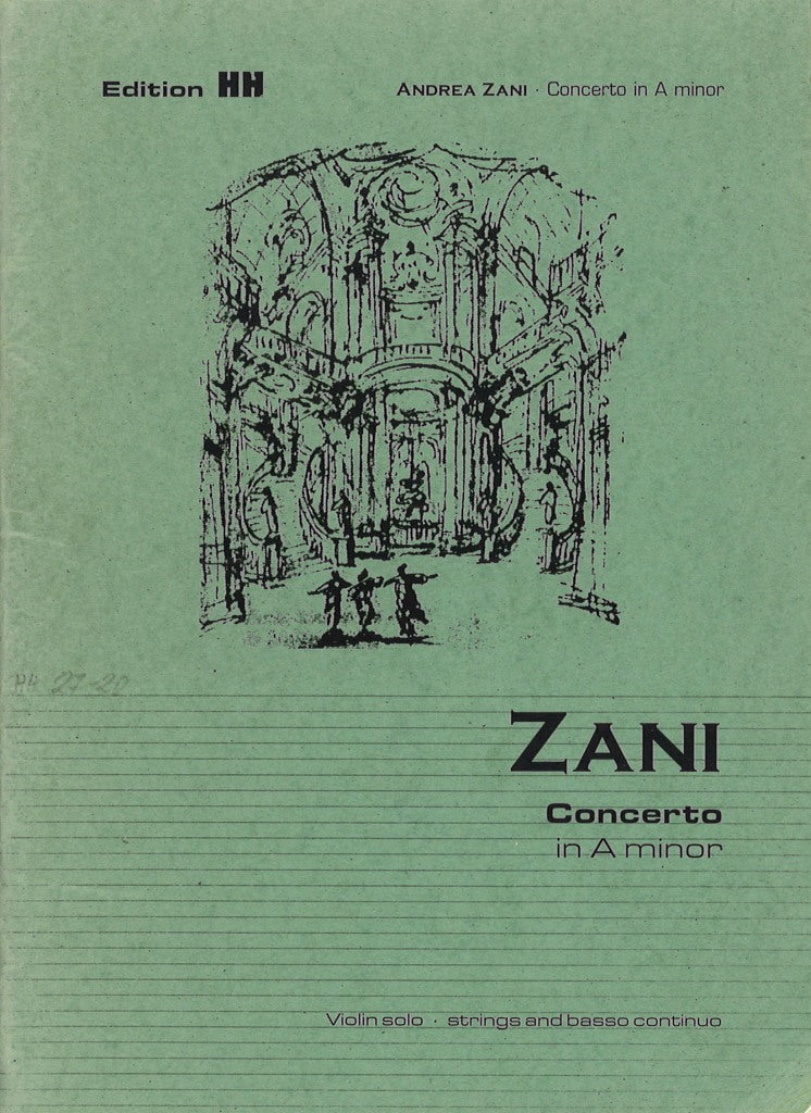 Zani, Concerto in a minor: for Violin (Edition HH)