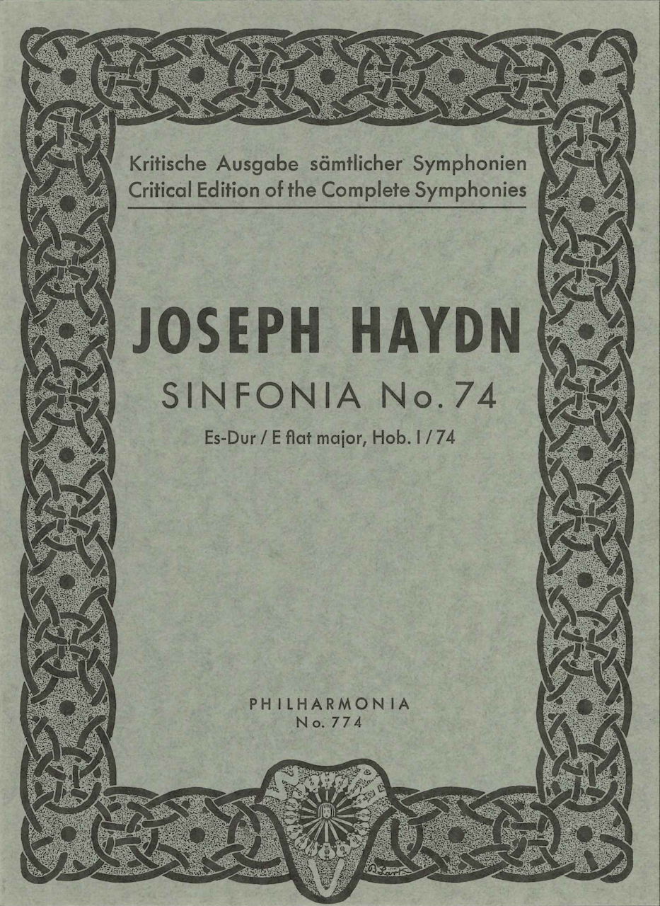 Haydn, Symphony No. 74 in Eb (Universal)