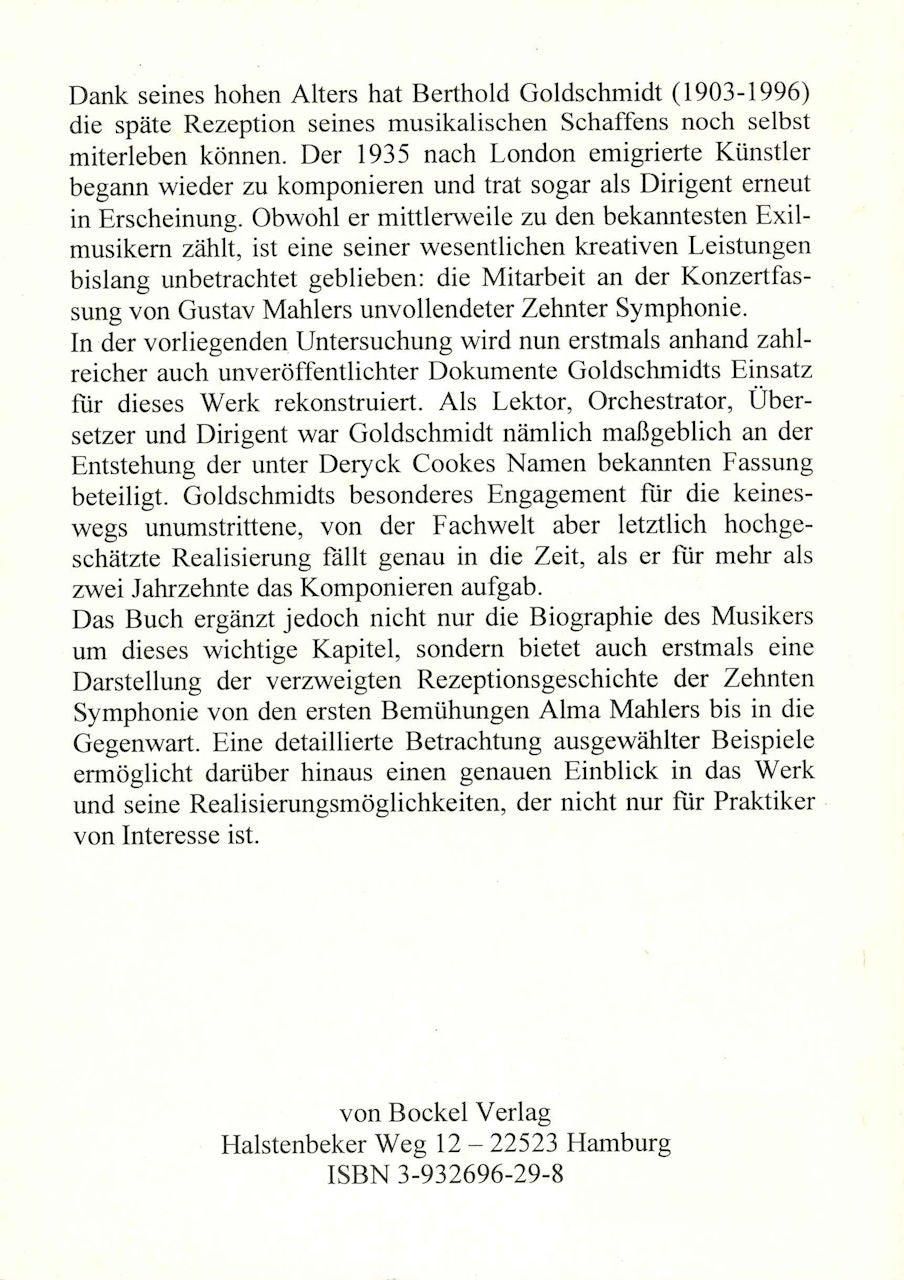 Rothkamm, Berthold Goldschmidt & Maler (von Bockel)