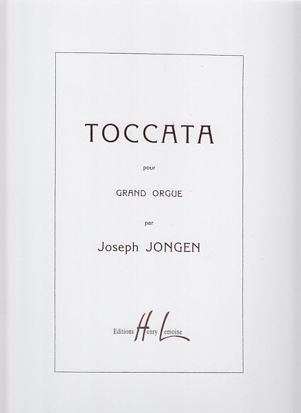 Jongen, Toccata op. 104 (1935) (Lemoine)