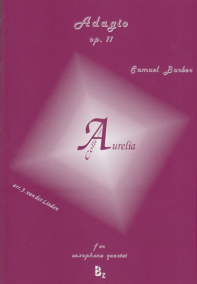 Barber, Adagio op. 11 (Quartet) (Bergez Music Pub.)