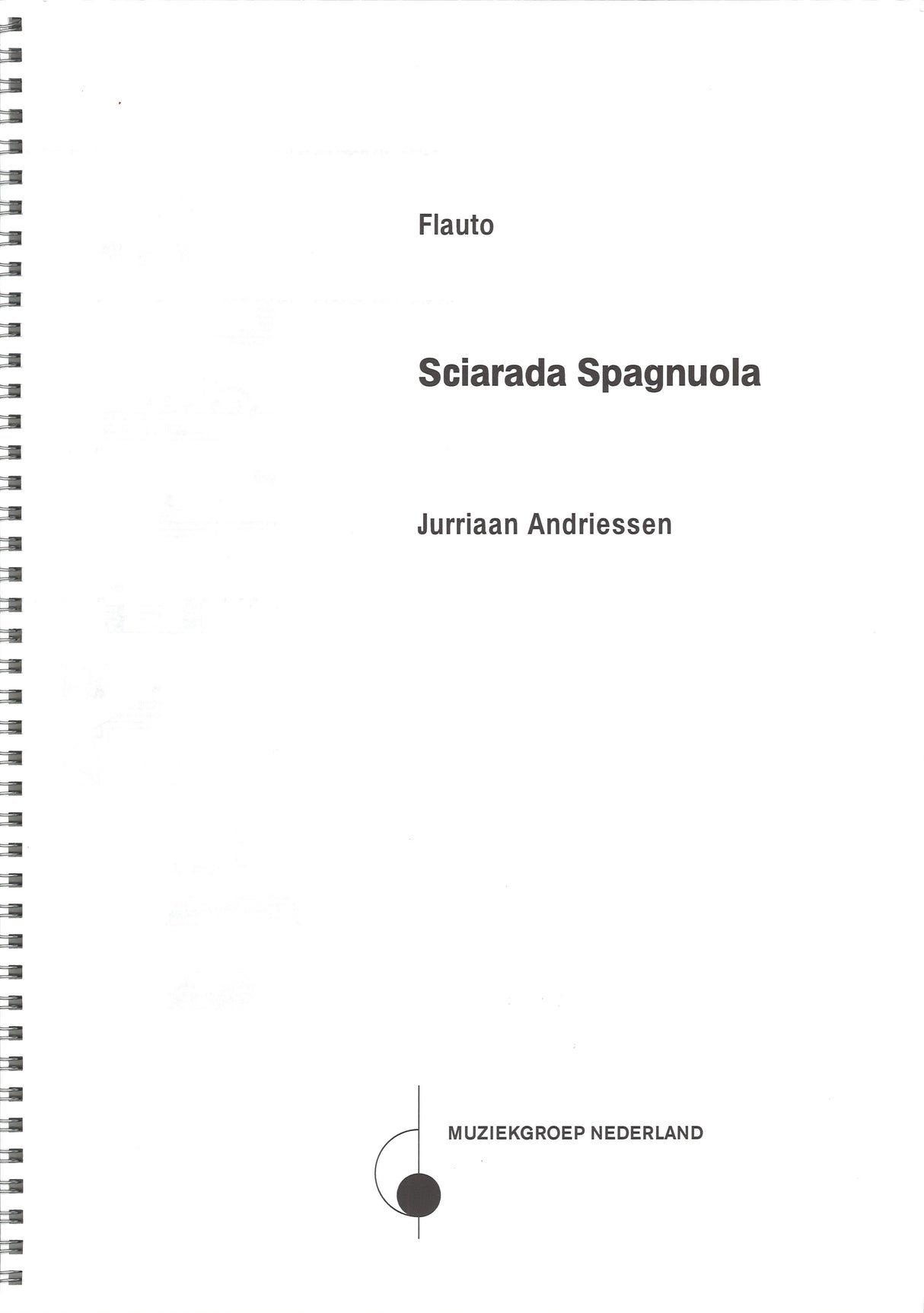 Andriessen,J., Sciarada spagnuola: Parts (Donemus)