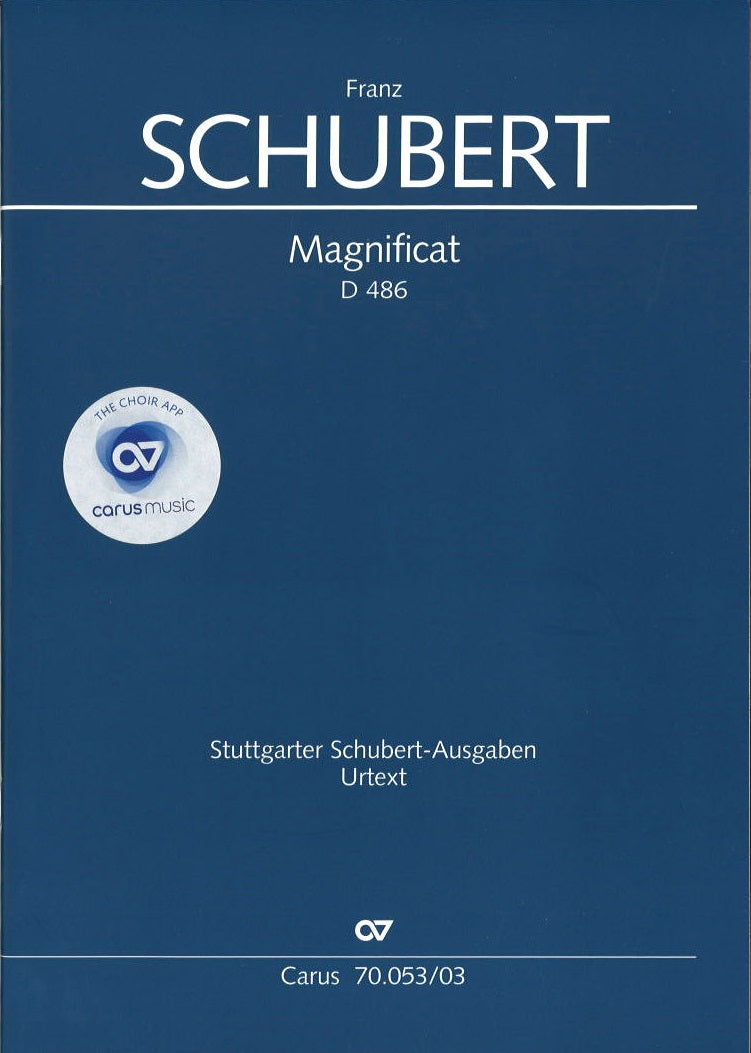 Schubert, Magnificat in C, D 486 (Carus)