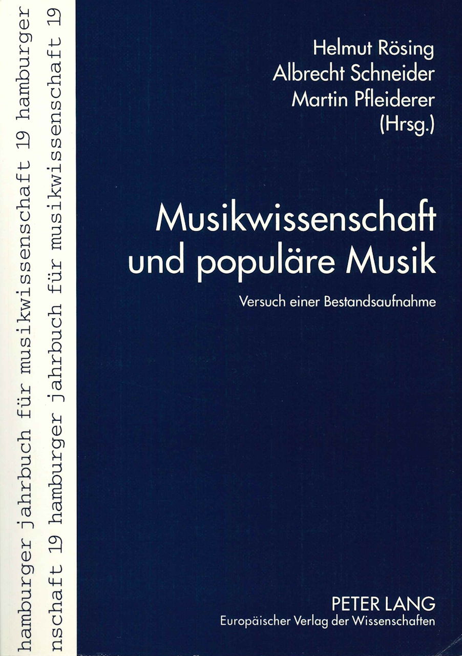 Rosing, Musikwissenschaft & Populare (Peter Lang)