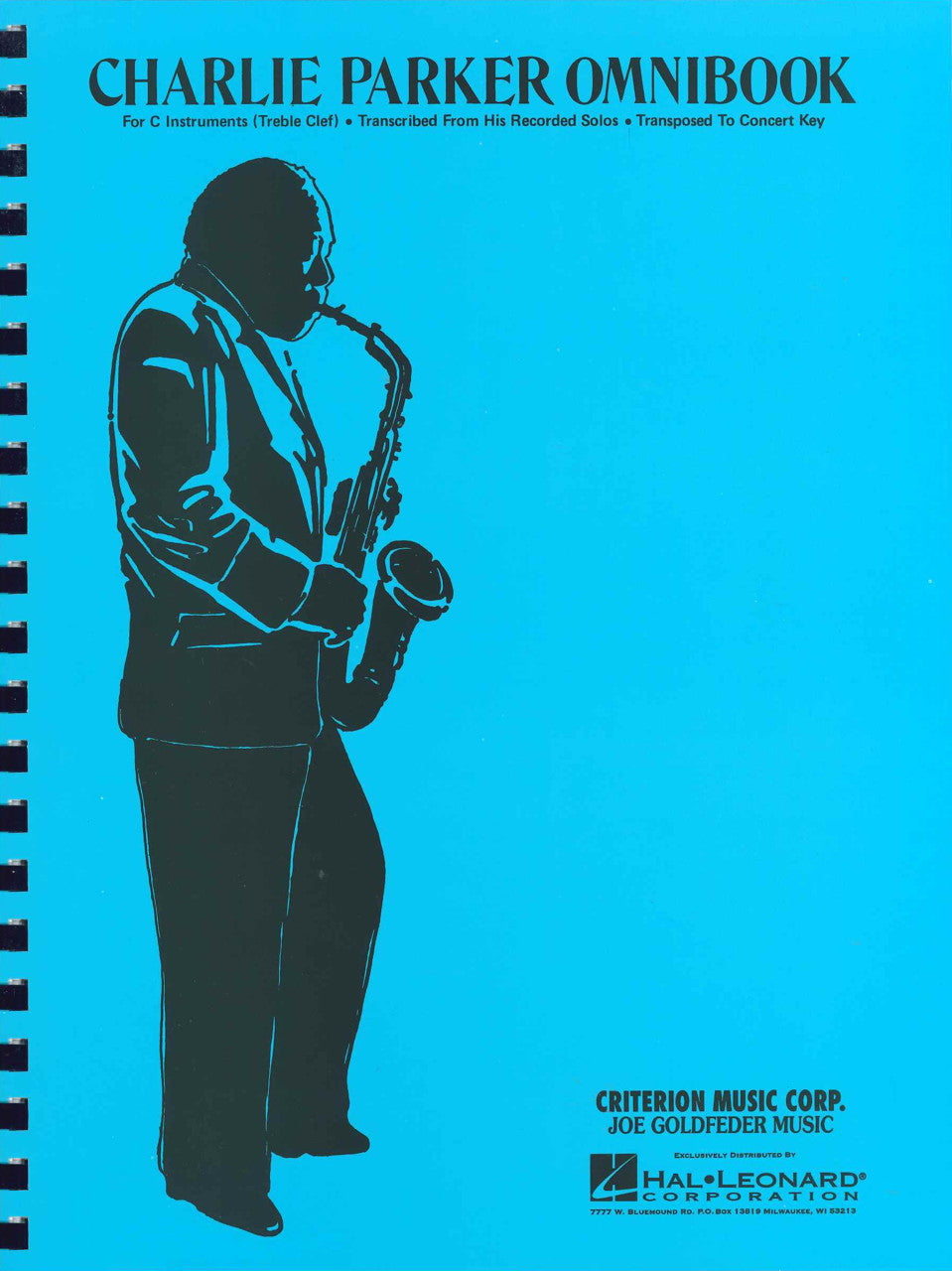Charlie Parker Omnibook, C Instruments (Atlantic Music/Hal Leonard)