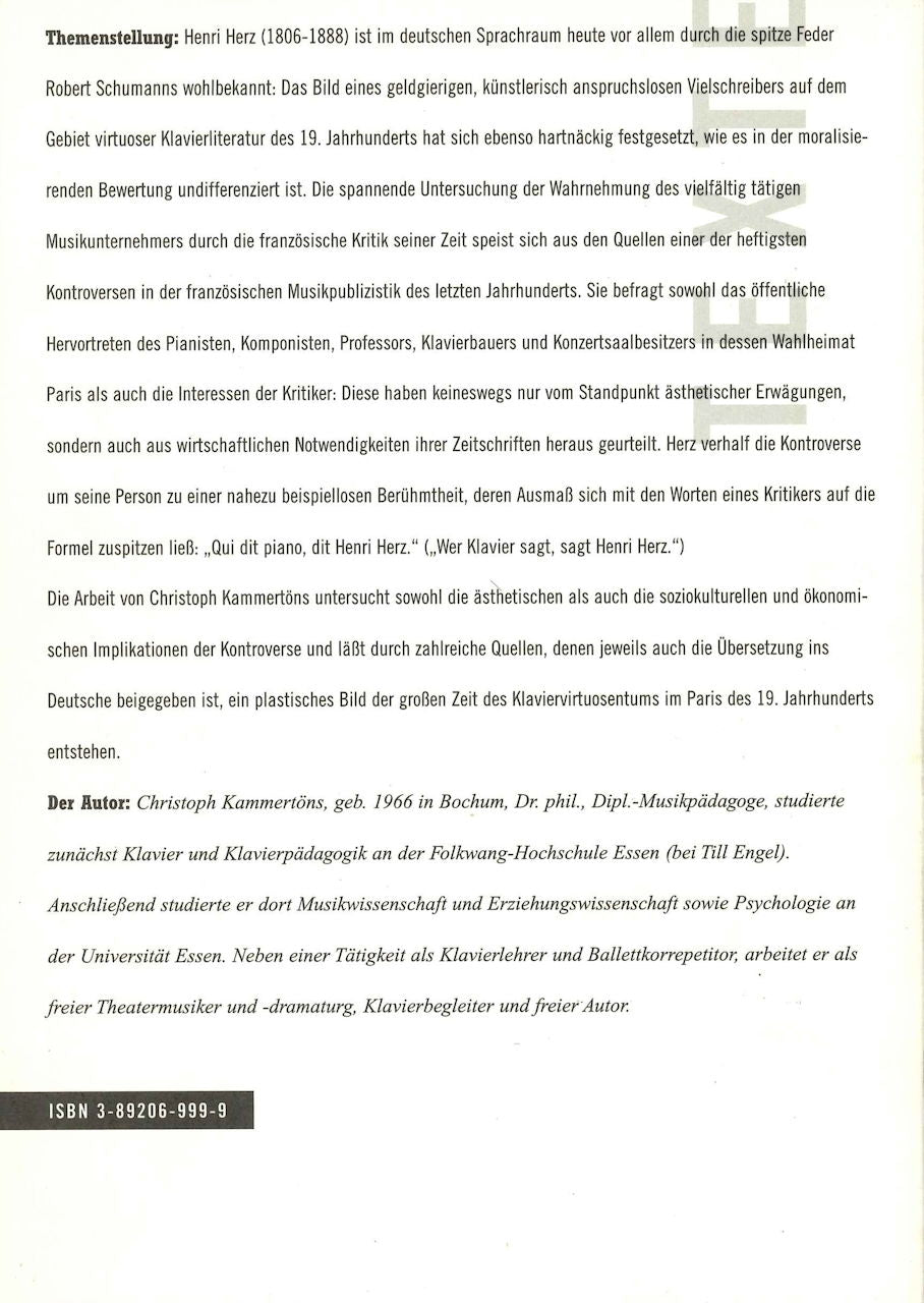 Kammertons, Chronique Scandaleuse (Blaue Eule)