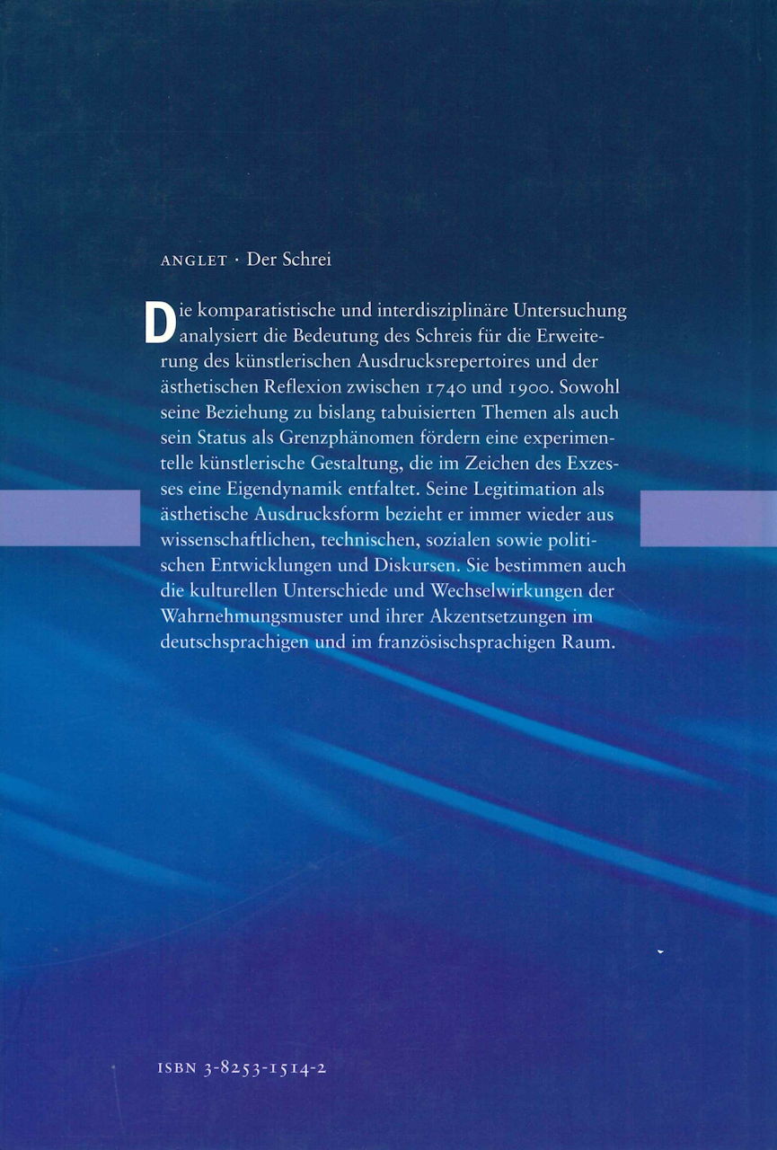 Anglet, Schrei: Affektdarstellung, (Winter)