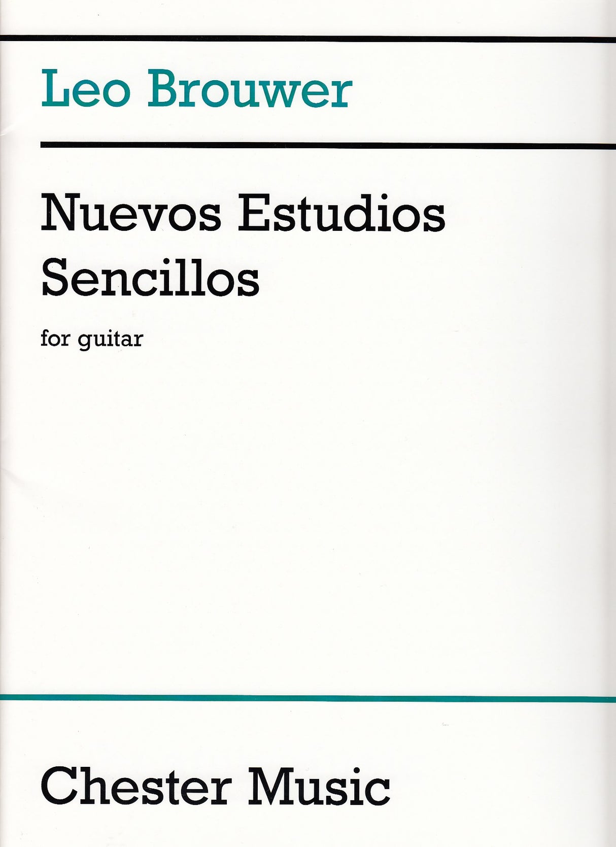 Brouwer, Nuevos Estudios sencillos (Chester)