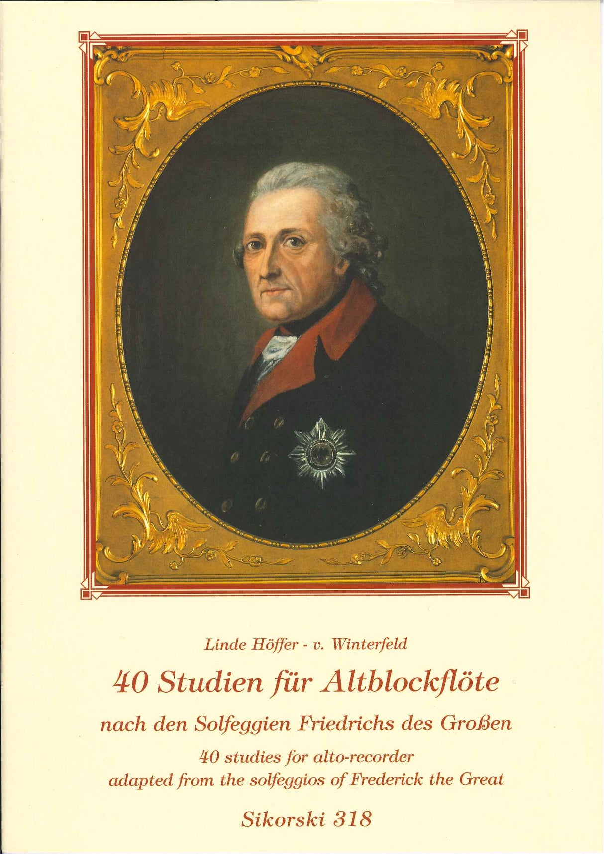 Friedrich II/Hoffer, 40 Studien (Sikorski)