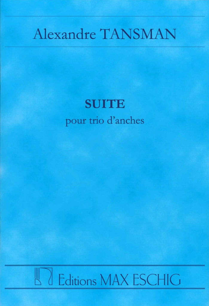 Tansman, Suite pour trio d'anches Score (Eschig)