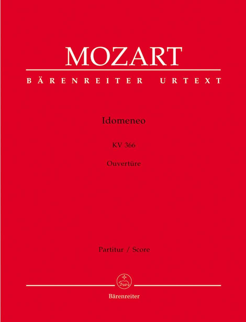Mozart, Idomeneo Ov. (Partitur) (Barenreiter)