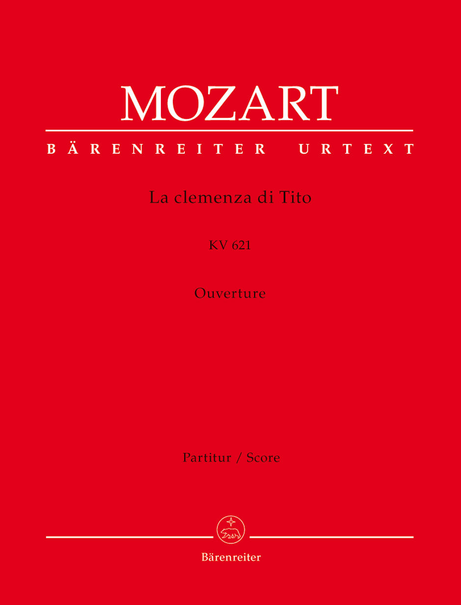Mozart, Clenenza di Tito Ov. (Partitur) (Barenreiter)