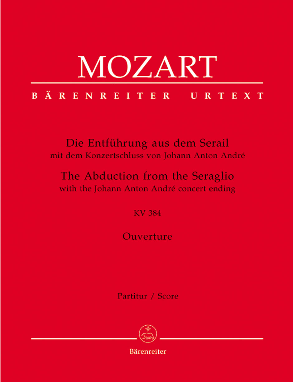 Mozart, Entfuhrung a. d. Serail Ov(Score (Barenreiter)