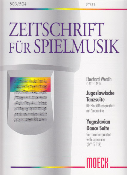 Werdin, Jugoslawische Tanzsuite (SATB) (Moeck)