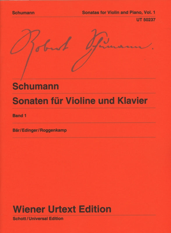 Schumann, Sonaten 1: op. 105, 121 (Wiener Urtext Edition)