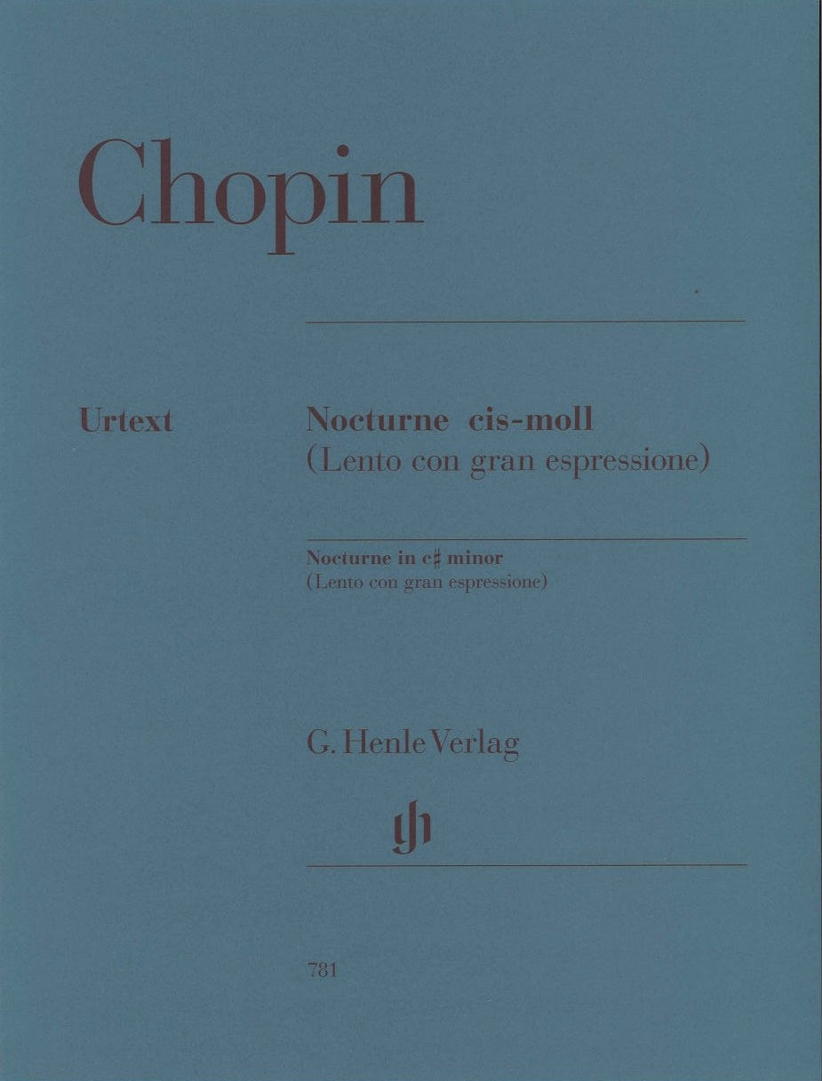 Chopin, Nocturne cis-moll, op. posth. (Henle)