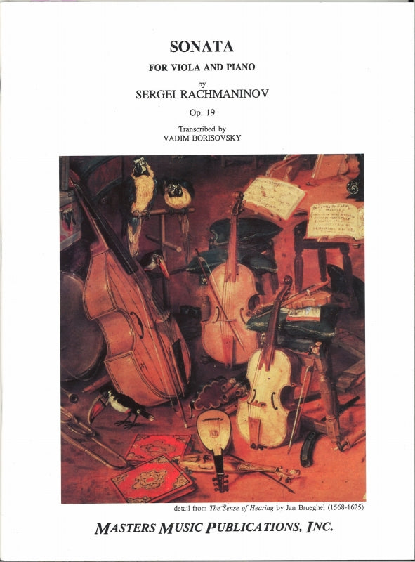 Rachmaninoff, Sonata op. 19 (Masters Music)