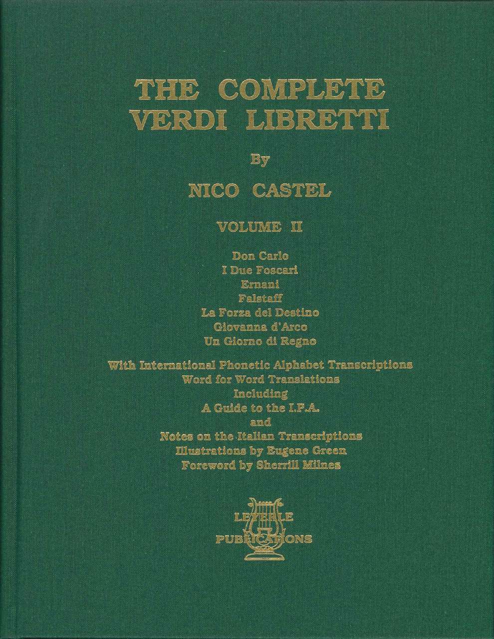 Castel, Complete Verdi Libretti 2 (Leyerle Publications)