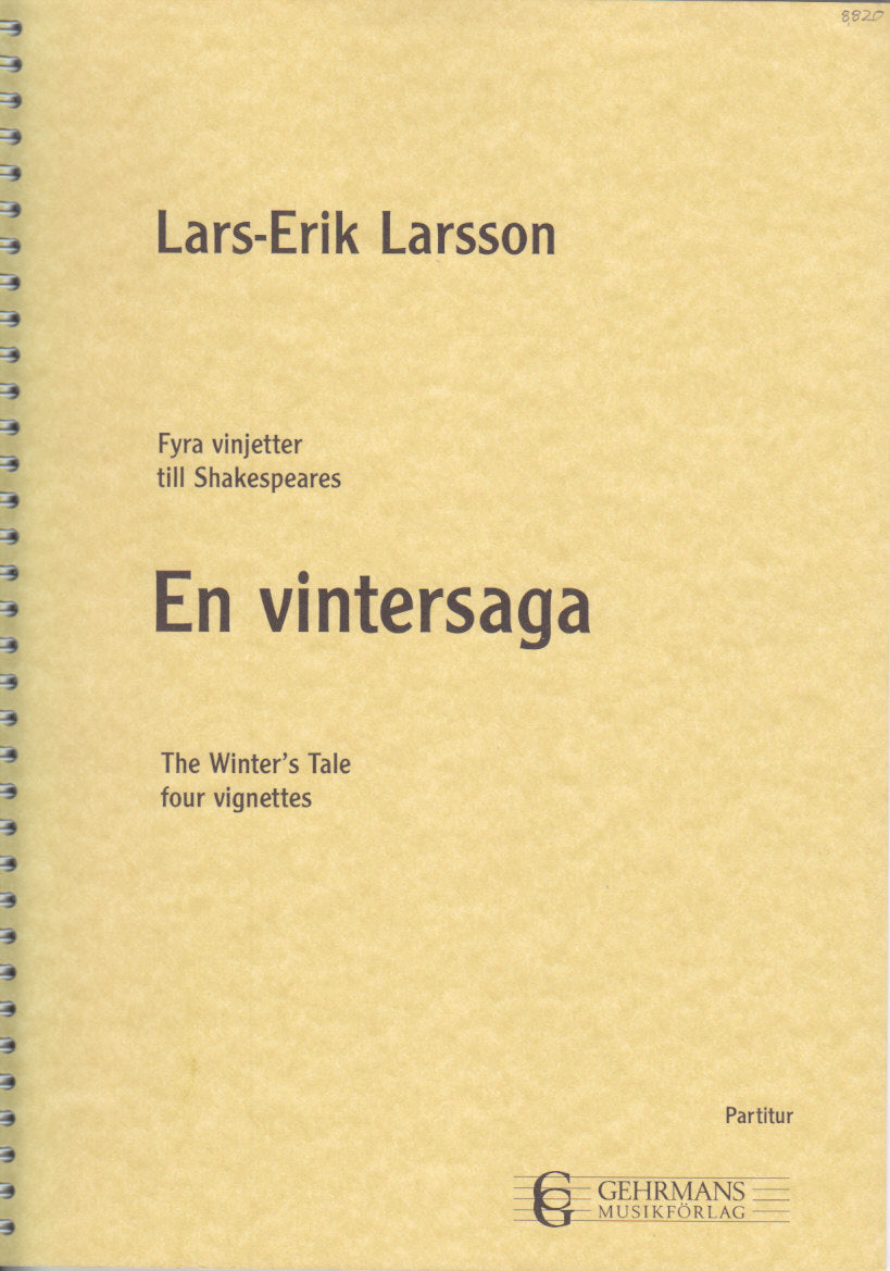 Larsson, Vintersaga op. 18 (Gehrmans Musikforlag)