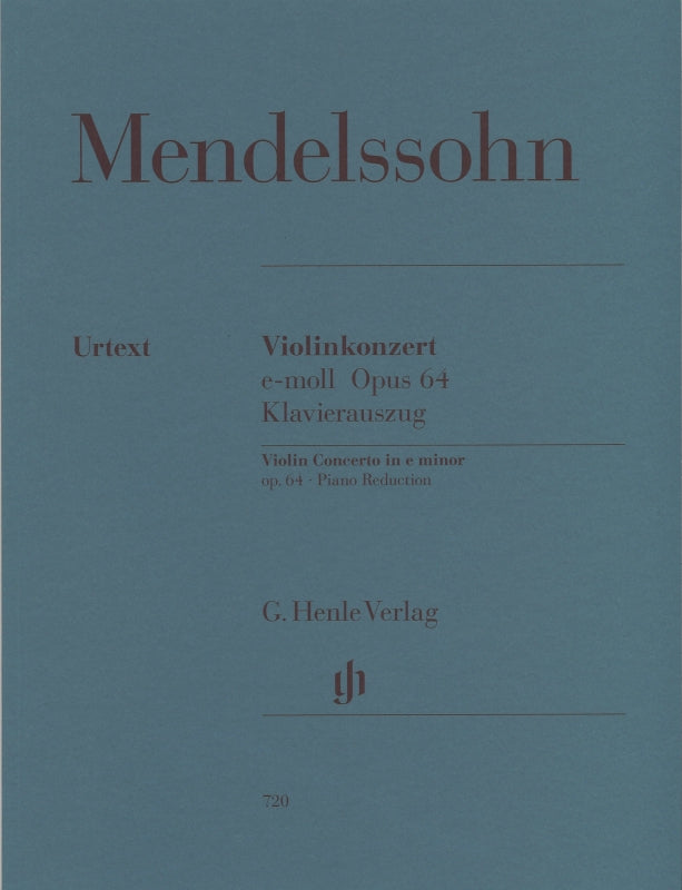 Mendelssohn, Concerto op. 64 (Scheideler (Henle)