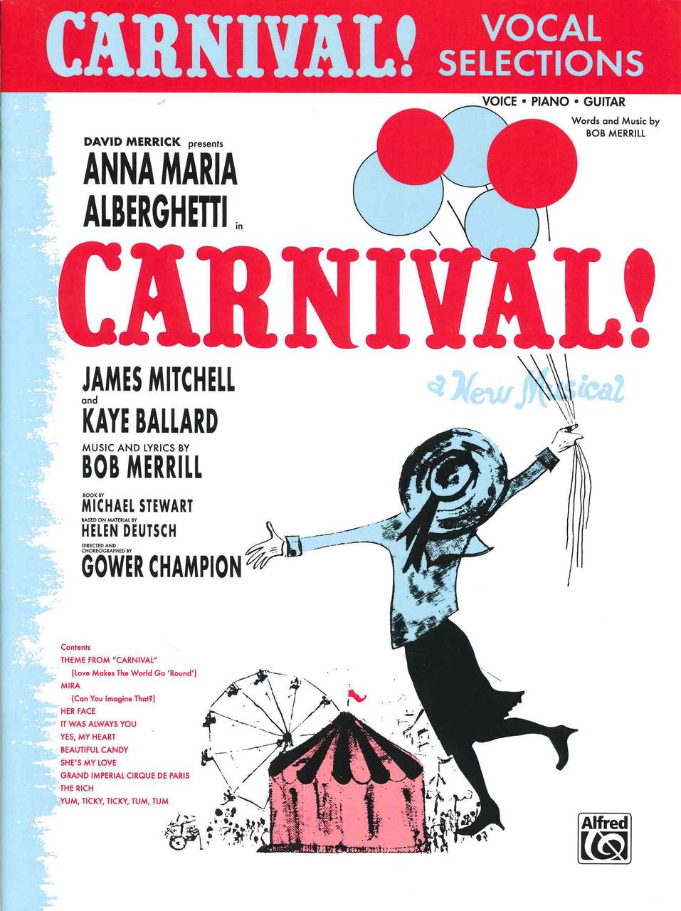 Merrill, Carnival! : Vocal Selections (Alfred Pub.)