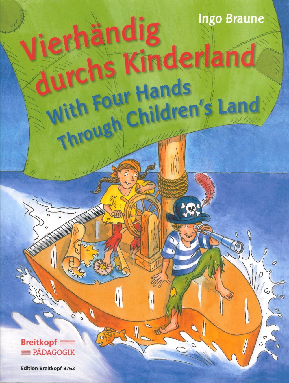 Braune, Vierhandig durchs Kinderland (Breitkopf)